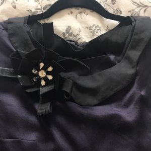 Alberta Ferretti silk embellished sleeveless top